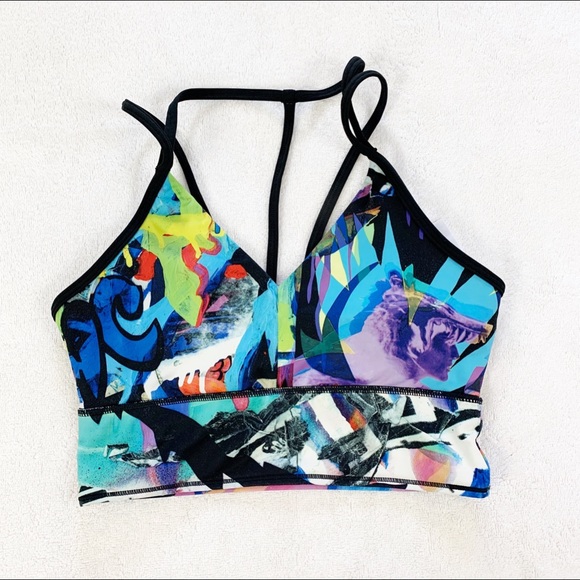 Reebok Other - Reebok Colorful V-Neck Sports Bra